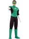 Erkekler Artı Boyutu Green Lantern Kostüm