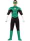Erkekler Artı Boyutu Green Lantern Kostüm