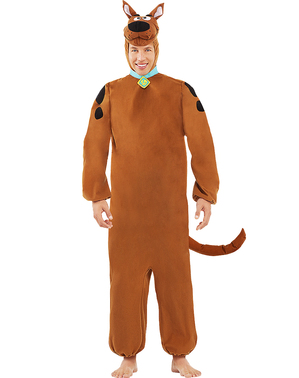 Grote maat Scooby Doo kostuum voor volwassenen