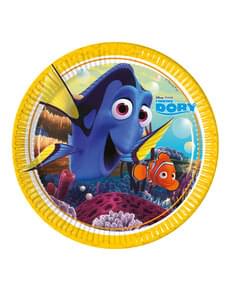 Set of 8 Finding Dory 23cm Plates