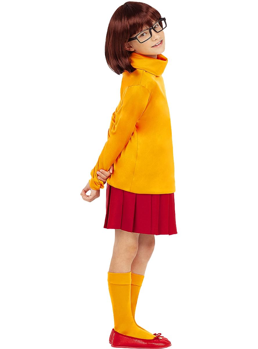 Kostým Velma pre dievčatá - Scooby Doo