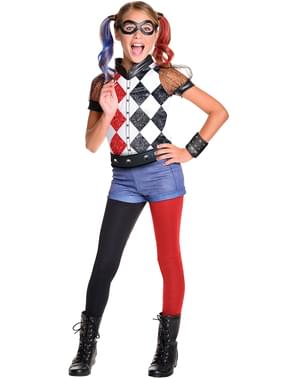 Deluxe Harley Quinn Girls Costume