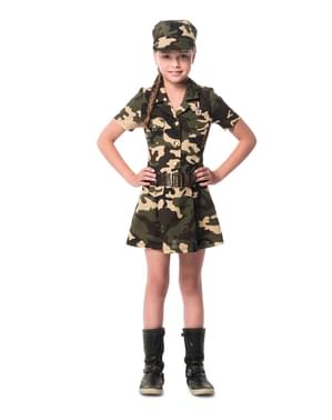 Costume da militare per bambina