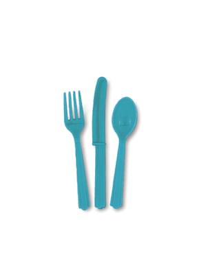 Peralatan makan plastik Aquamarine - Basic Colors Line