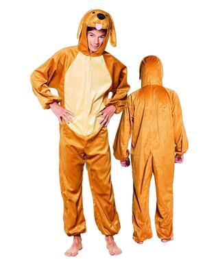 Kostum anjing bahagia untuk orang dewasa