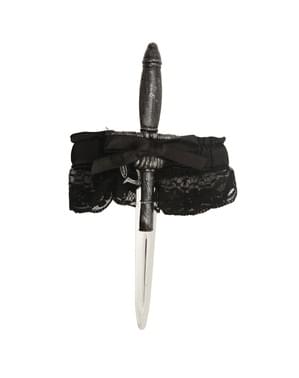 Poignard porte jarretelle pirate femme