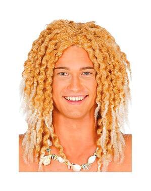 הפאה ראסטות הבלונד של המבוגר