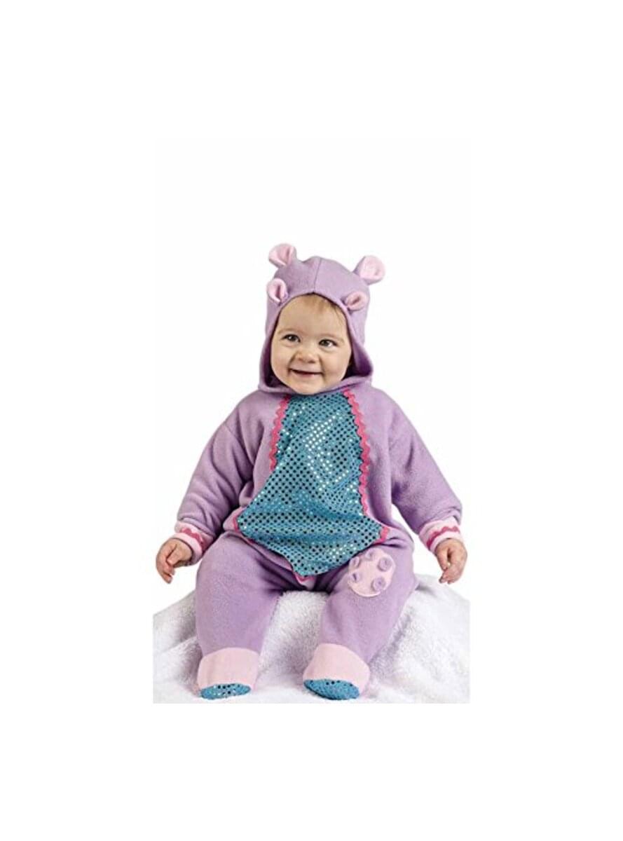 Déguisement hippopotame violet bébé