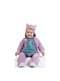 Nilpferd Kostüm lila für Babys