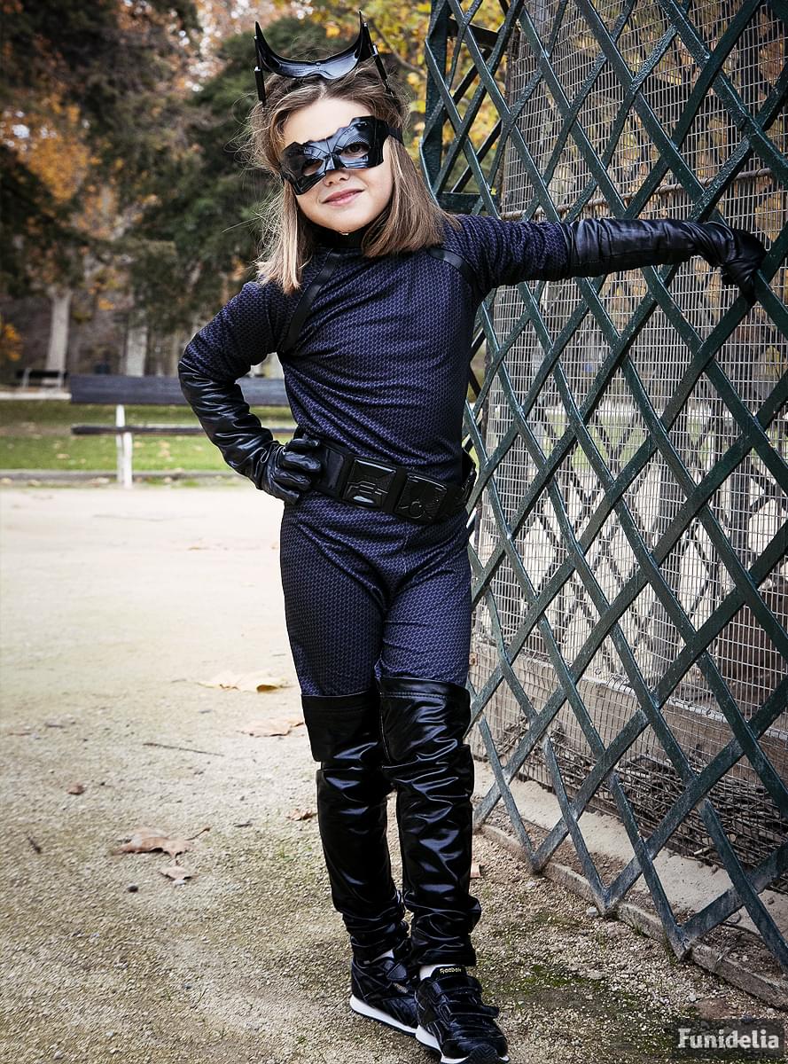 Catwoman Mädchenkostüm Deluxe