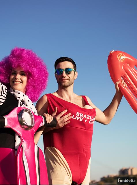 Karvaisen hengenpelastajan asu miehille