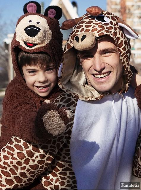 Giraffe Onesie Kostüm für Erwachsene