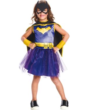 Kostum Batgirl dengan tutu untuk anak perempuan