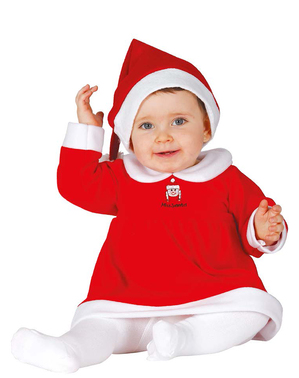 Schattig kerstvrouw kostuum voor baby