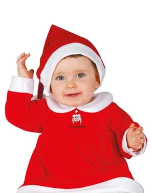 Fato de Mãe Natal adorável para bebé