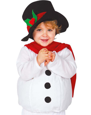 Бебешки костюм за сладък снежен човек