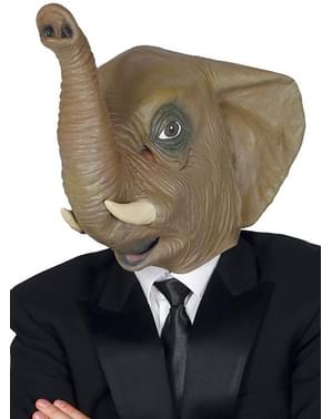Máscara de elefante elegante