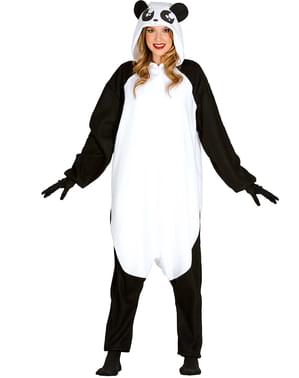 Pandabär Onesie Kostüm für Erwachsene