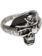Anillo de calavera de capitán pirata para adulto