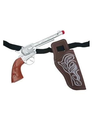 Revolver avec étui cowboy