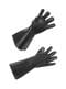 Guantes de vaquero negros para adulto