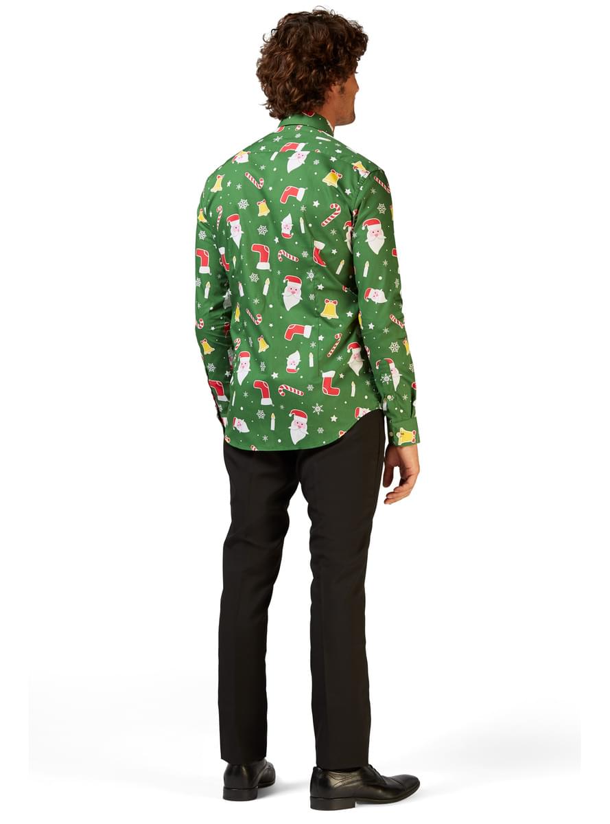 Opposuits Julenisse Skjorte til Menn