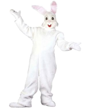 Kostum kelinci dengan telinga untuk orang dewasa