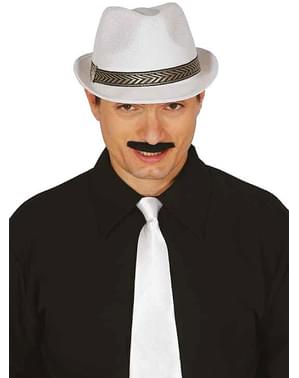 Kasino klobouk unisex bílý