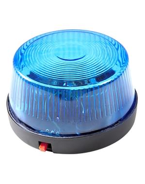 Blinkande siren blå