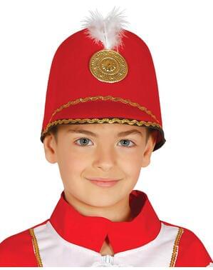 Chapeau majorette rouge enfant