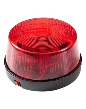Luz parpadeante de sirena roja