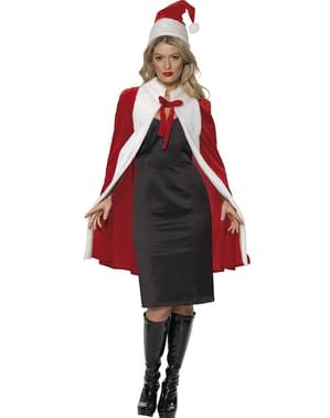 Luxe Mrs Claus cape