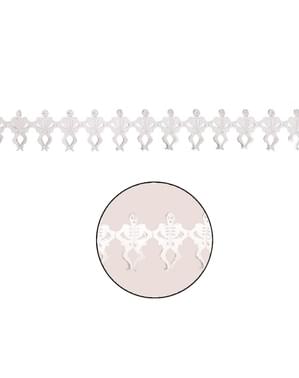 Halloweenská girlanda kostry