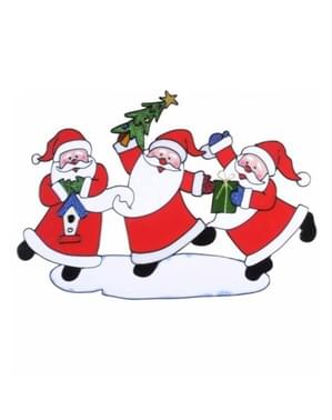 Autocolante para a janela Pais Natais dançarinos