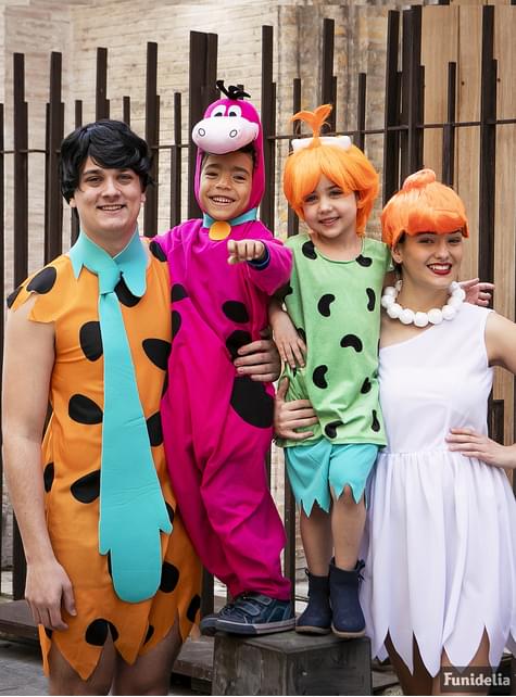 Costume da Ciottolina Flintstone per bambine da 1 a 11 anni