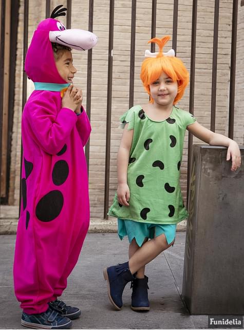 Costume da Ciottolina Flintstone per bambine da 1 a 11 anni