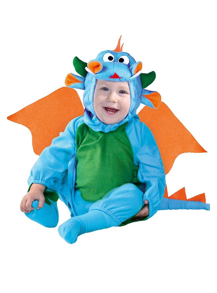 Babies Little Blue Dragon Costume