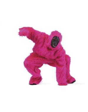 Disfraz de gorila gorilón rosa