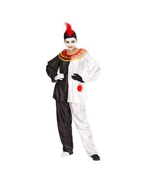 Pantomime Clown Kostüm für Erwachsene