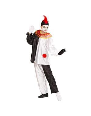 תחפושת ליצן אמן פנטומימה למבוגרת
