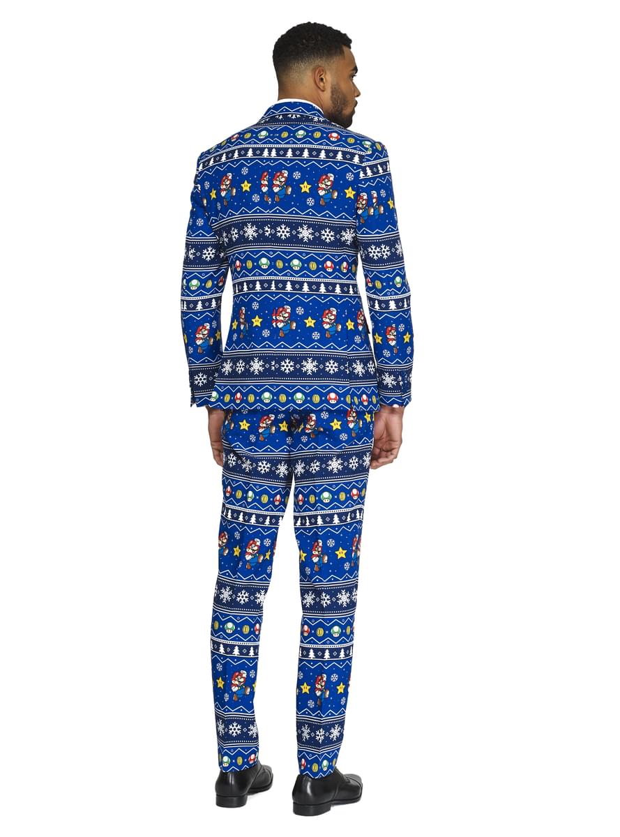 Fato de Super Mario Bros natalício - Opposuits