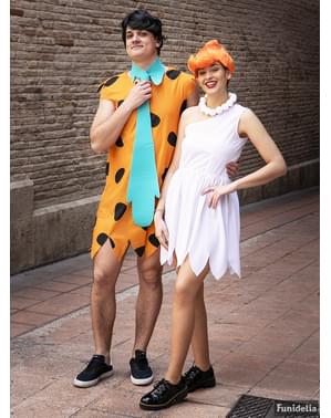 Costumi dei Flintstones: Fred, Wilma, Barney, Betty e Ciottolina.