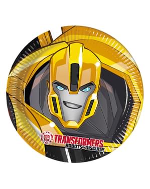 8 pratos Transformers Power Up (23 cm)