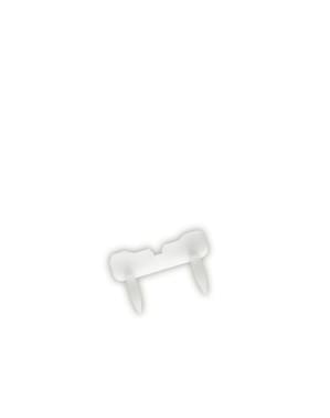 Dentadura de vampiro fosforescente unissex