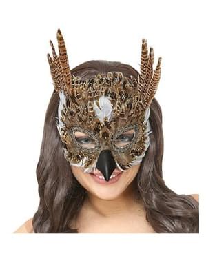Mask venetiansk uggla för vuxen