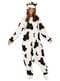Cow onesie costume for adults