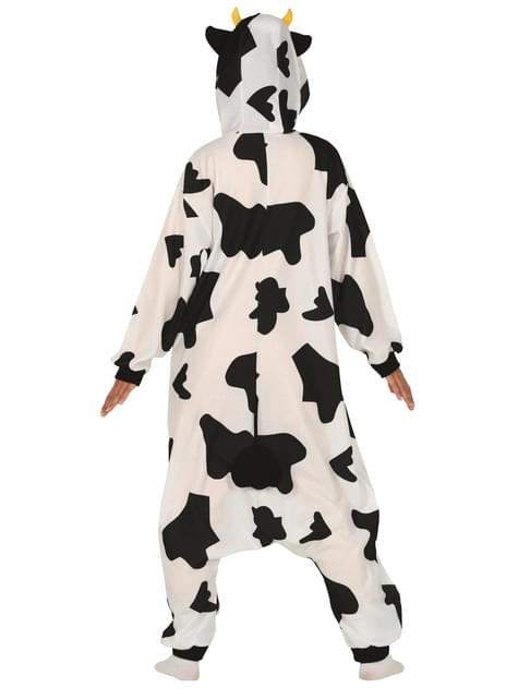 Disfraz de vaca onesie para adulto