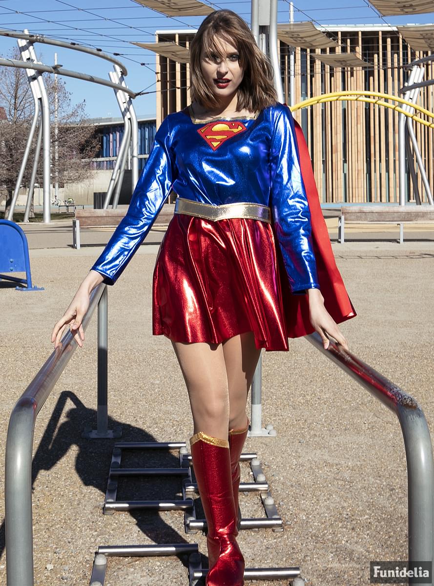 Sexy Supergirl kostum