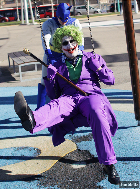 Peluca del Joker para hombre - El Caballero Oscuro