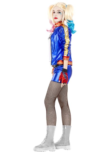 Natale Carnevale Suicide Squad Harley Quinn Costume Gioco di ruolo Costume  per bambini